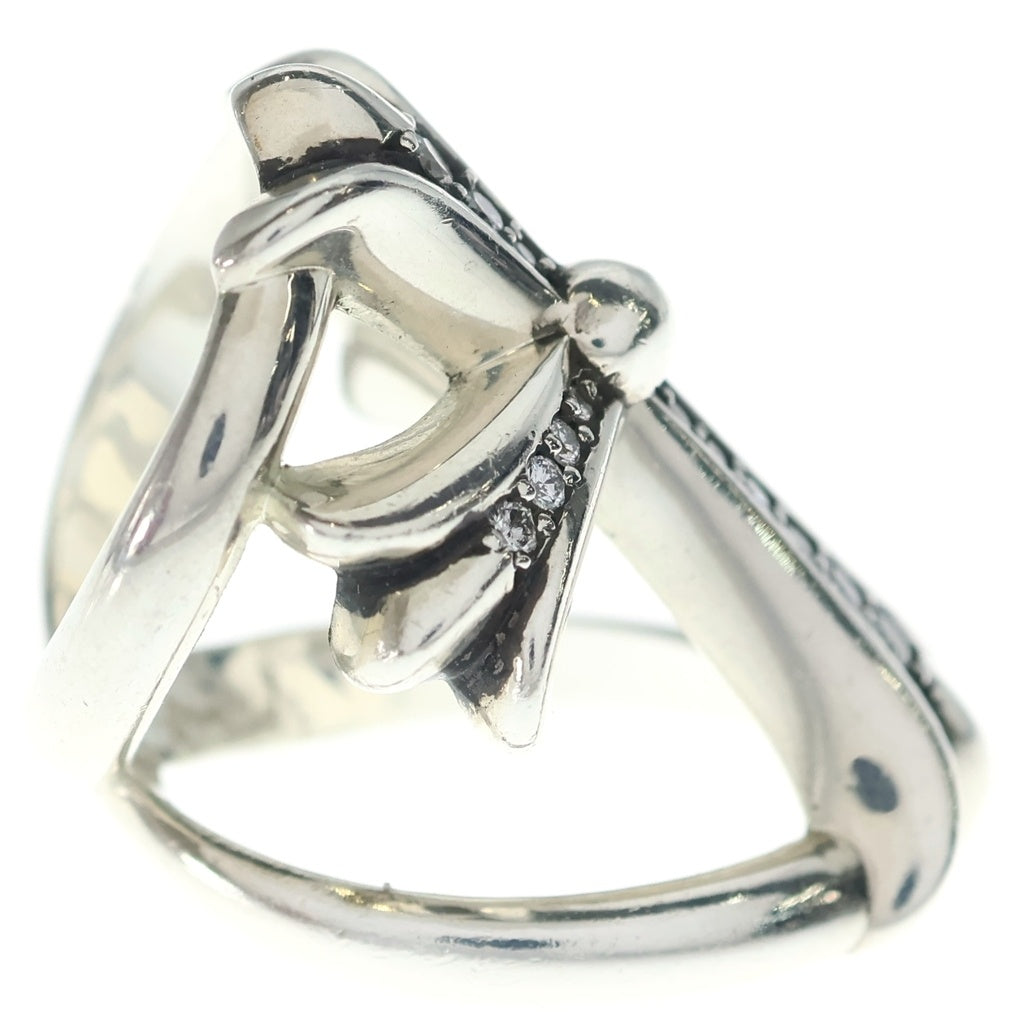 CHROME HEARTS(クロムハーツ) INFINITY CH CRS P/DIA インフィニティCHクロス PAVEダイヤ リング シルバー