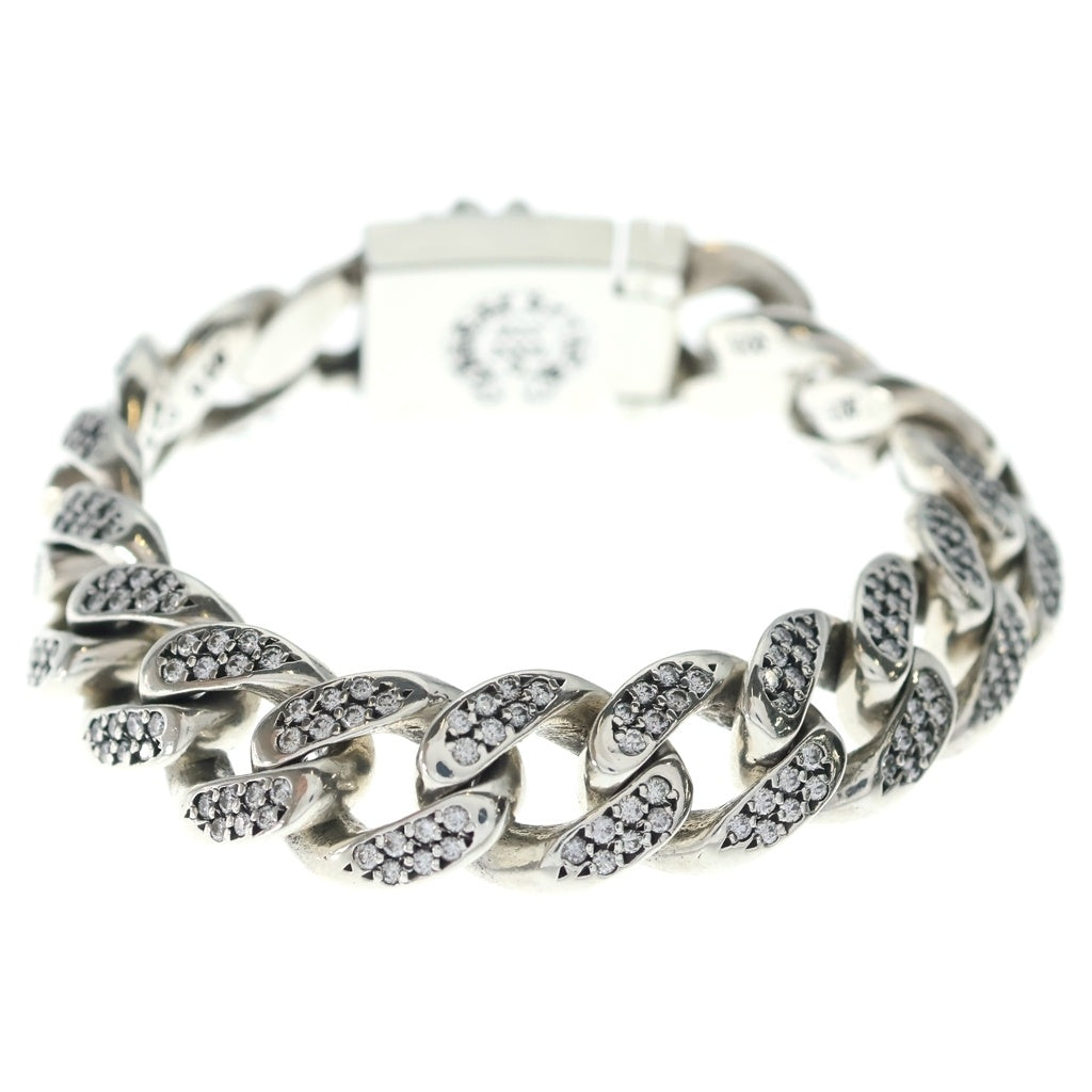 CHROME HEARTS(クロムハーツ) BOX CLSC P DIA SML CHXスモールBOX ID PAVEダイヤ ブレスレット シルバー