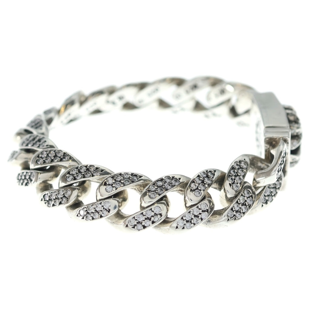 CHROME HEARTS(クロムハーツ) BOX CLSC P DIA SML CHXスモールBOX ID PAVEダイヤ ブレスレット シルバー