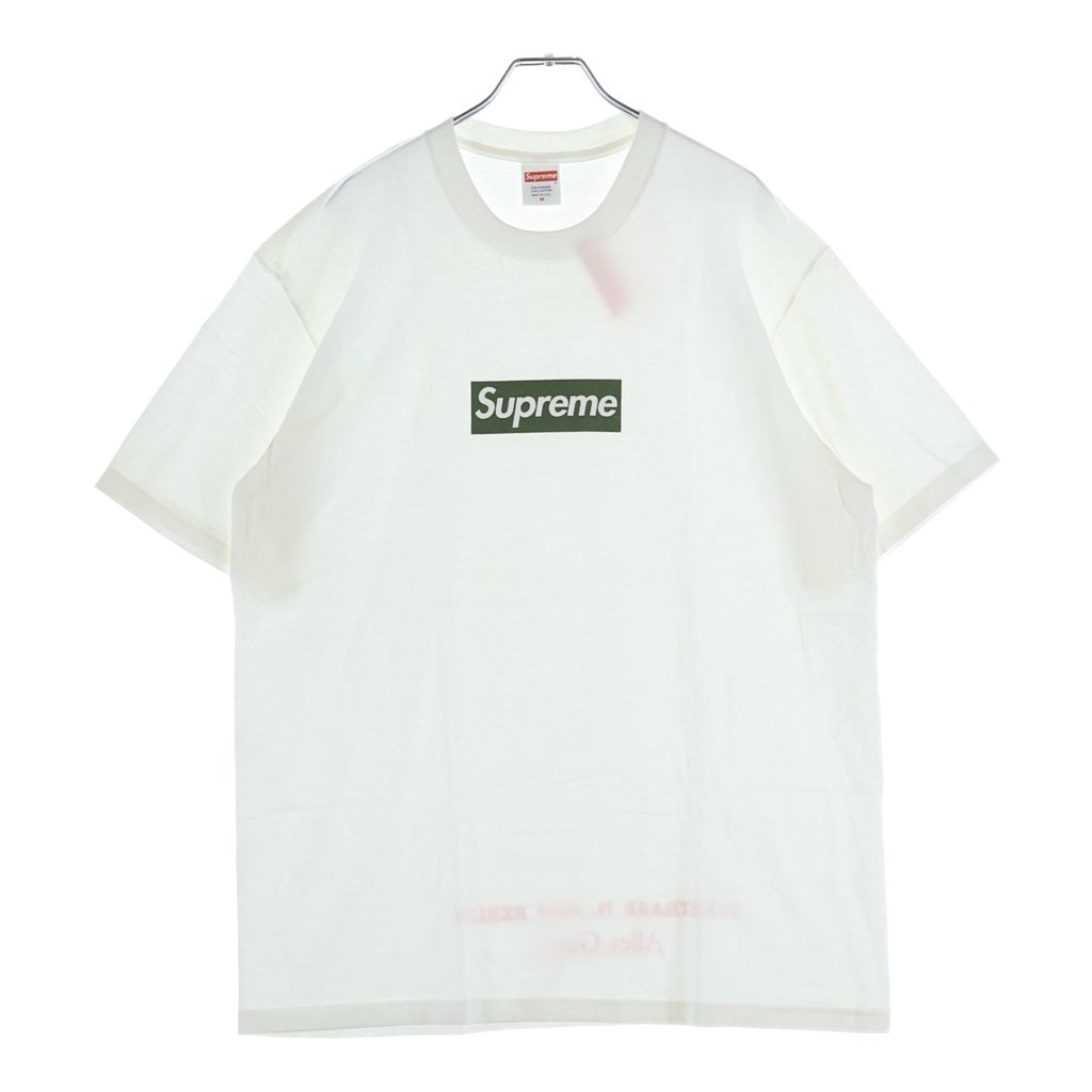 SUPREME(シュプリーム) 21AW Berlin Box Logo Tee ベルリン ボックスロゴ クルーネック 半袖Tシャツ カットソー ホワイト