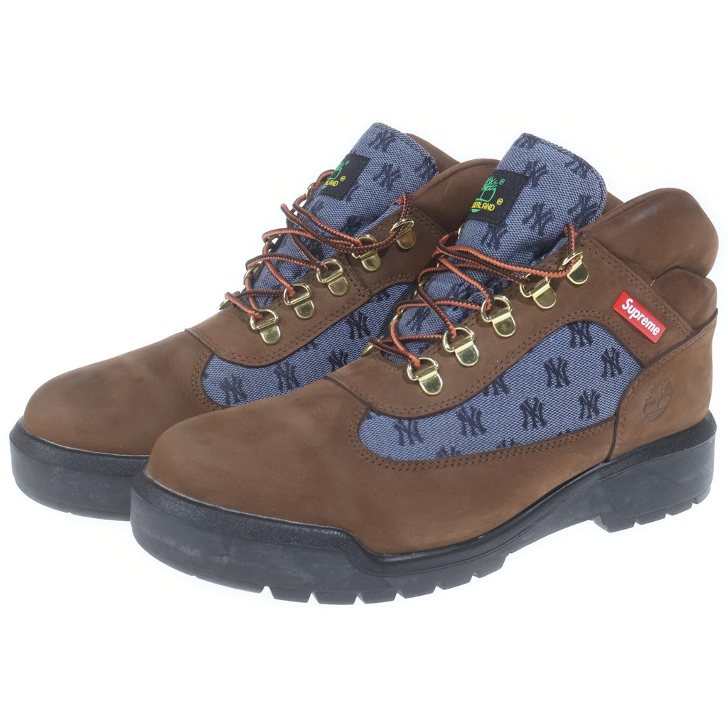SUPREME(シュプリーム) 21AW ×Timberland New York Yankees Field Boot Brown TB0A5T1U ティンバーランド ニューヨークヤンキース フィールドブーツ ブラウン US9/27.0cm