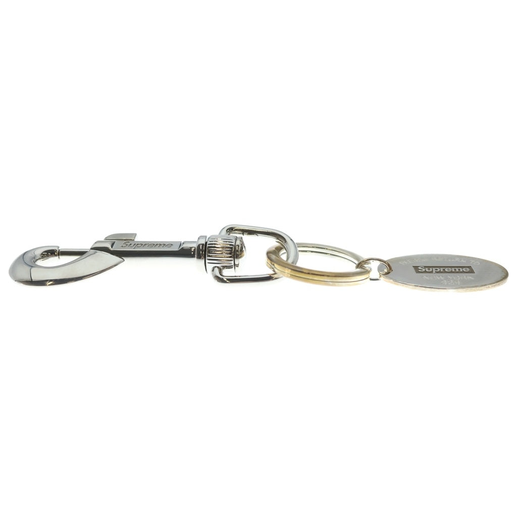 SUPREME(シュプリーム) Return to Tiffany Oval Tag Keyring オーバル タグ キーリング シルバー