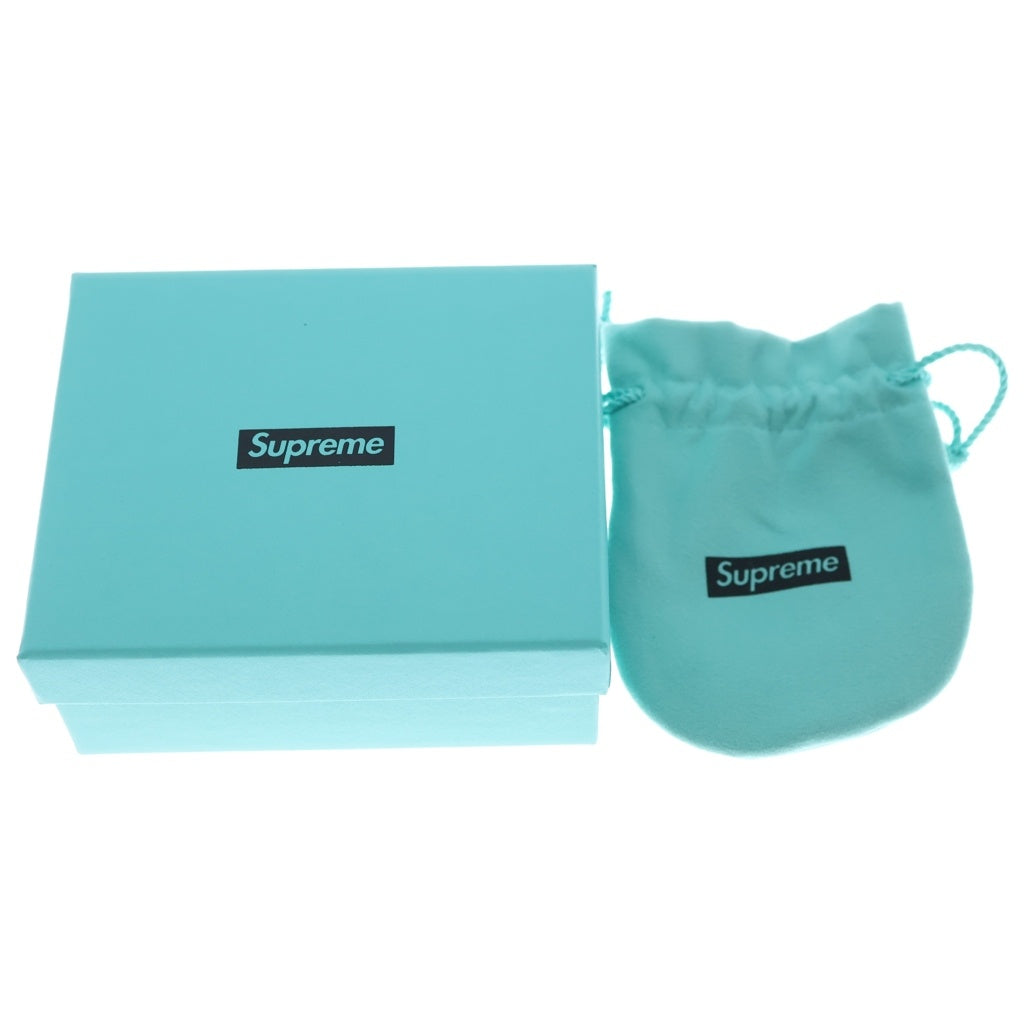 SUPREME(シュプリーム) Return to Tiffany Oval Tag Keyring オーバル タグ キーリング シルバー