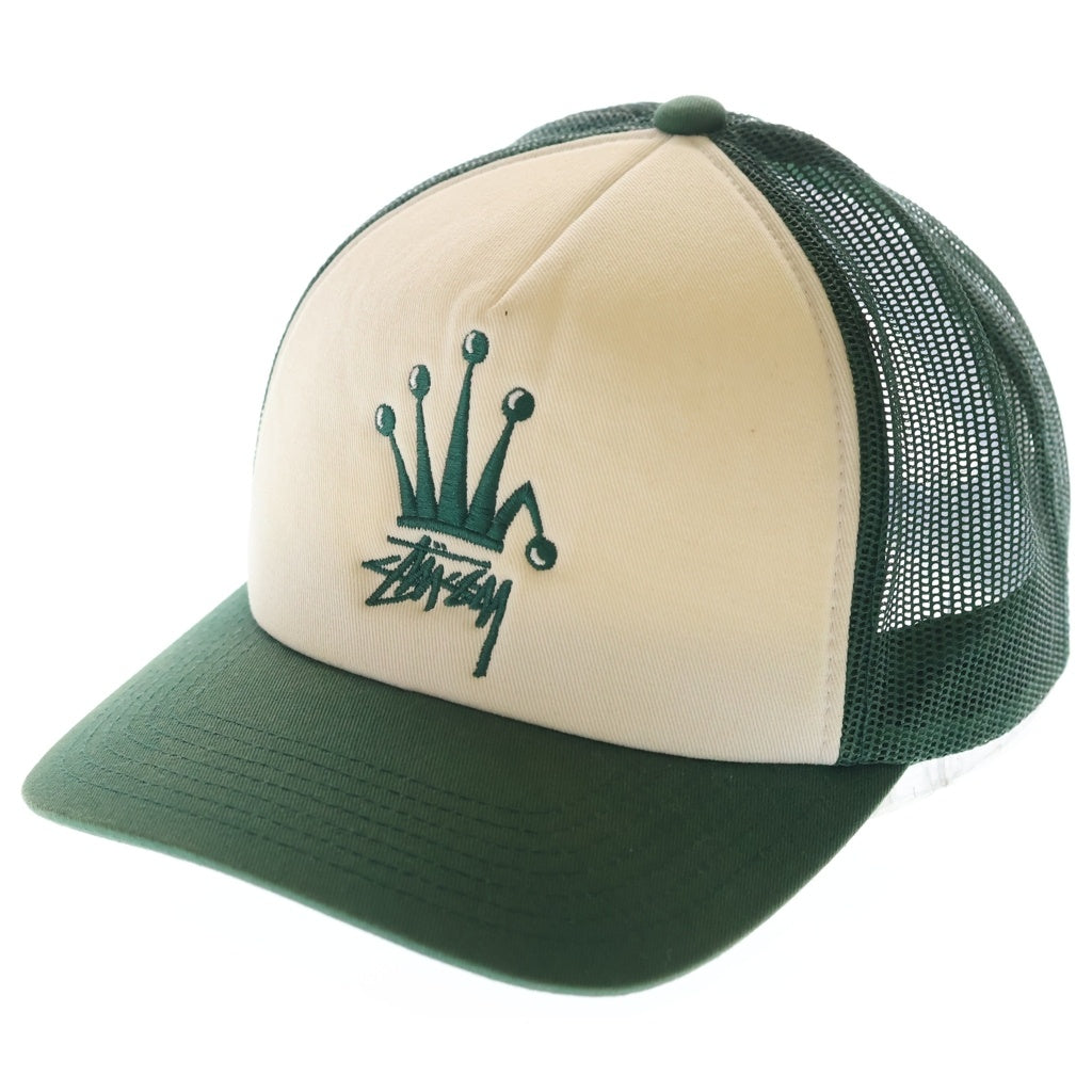 STUSSY(ステューシー) CROWN STOCK TRUCTRUCKER クラウン ストック トラッカー キャップ 帽子 グリーン 1311056