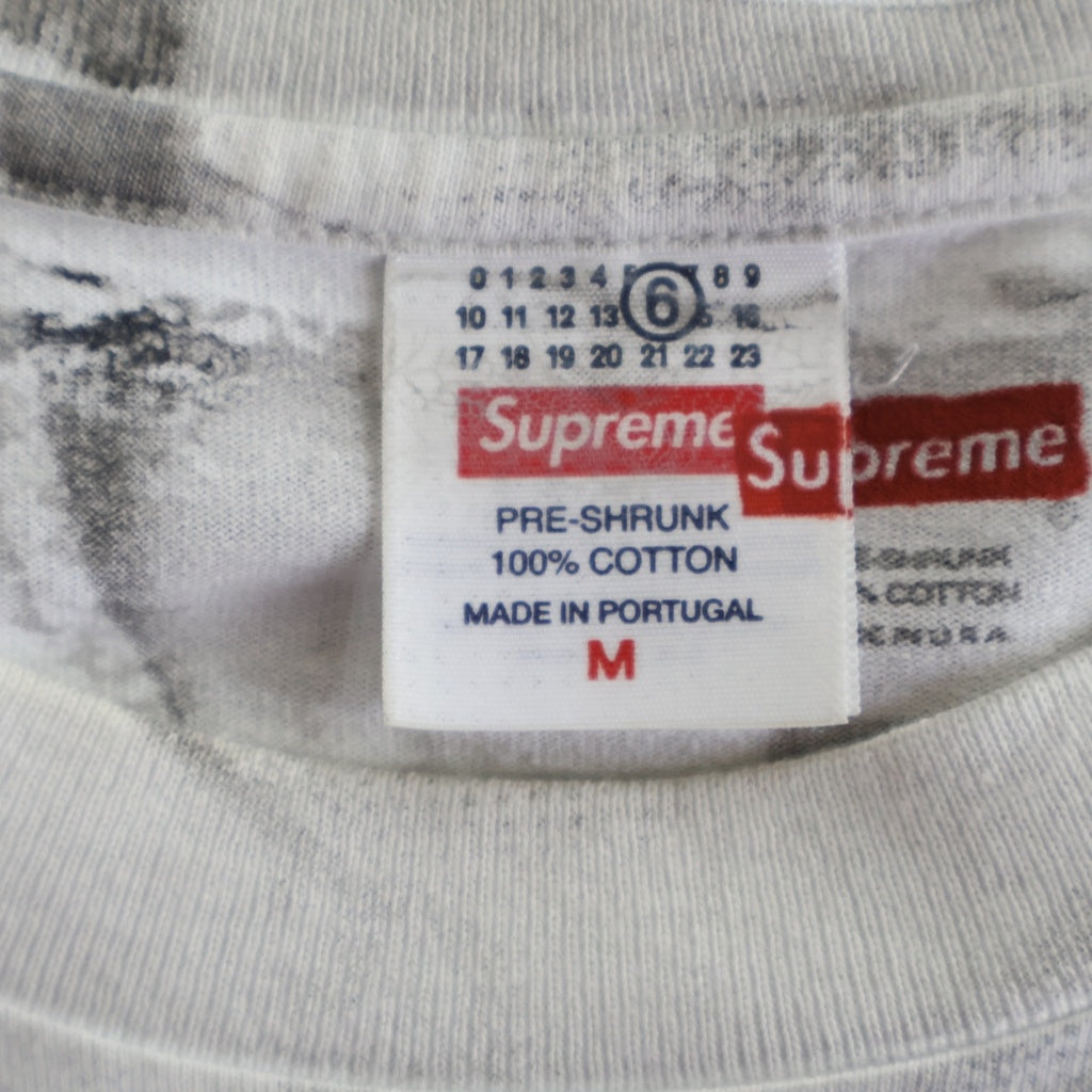SUPREME(シュプリーム) 24SS MM6 Maison Margieria Box Logo Tee メゾン マルジェラ ボックス ロゴ Tシャツ クルーネック ホワイト