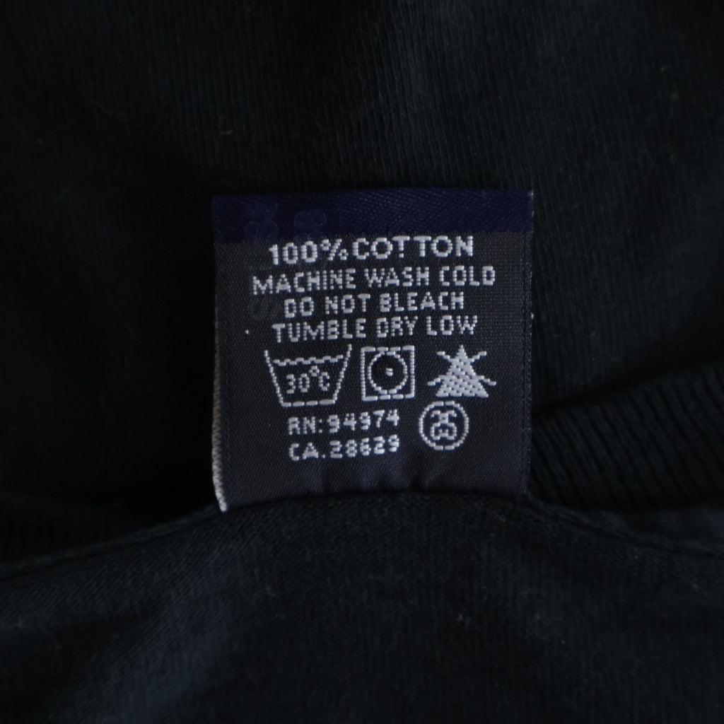 STUSSY(ステューシー) 90SS WORLD LEAGUE ロゴプリント Tシャツ クルーネック カットソー ネイビー
