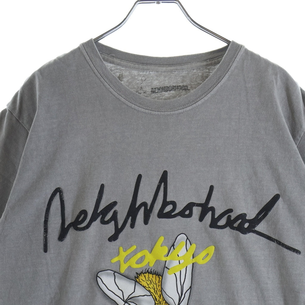NEIGHBORHOOD(ネイバーフッド) ×CTUS JACK CAROUSEL カルーセル Tシャツ カットソー クルーネック グレー