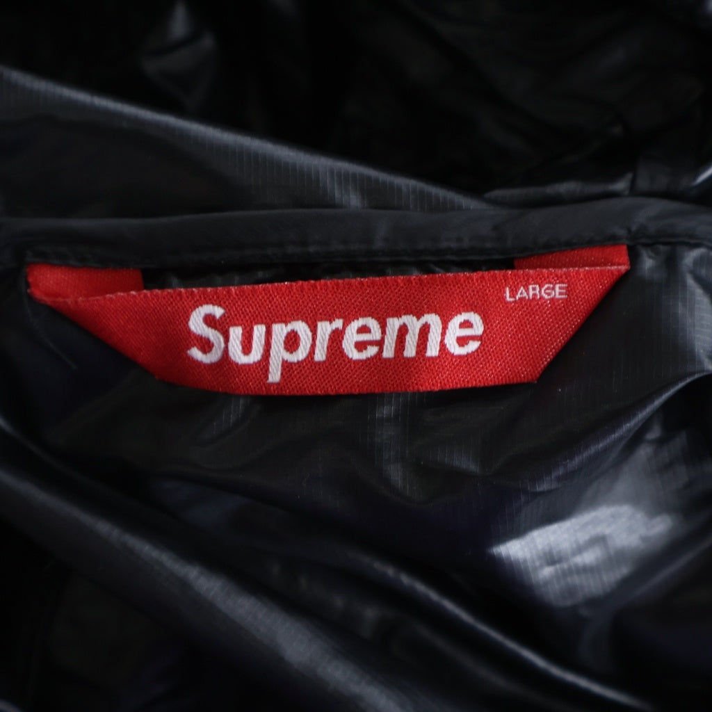 SUPREME(シュプリーム) 22SS Ripstop Hooded Windshell リップストップ フーデッド ウィンドシェル ジップアップジャケット ブラック