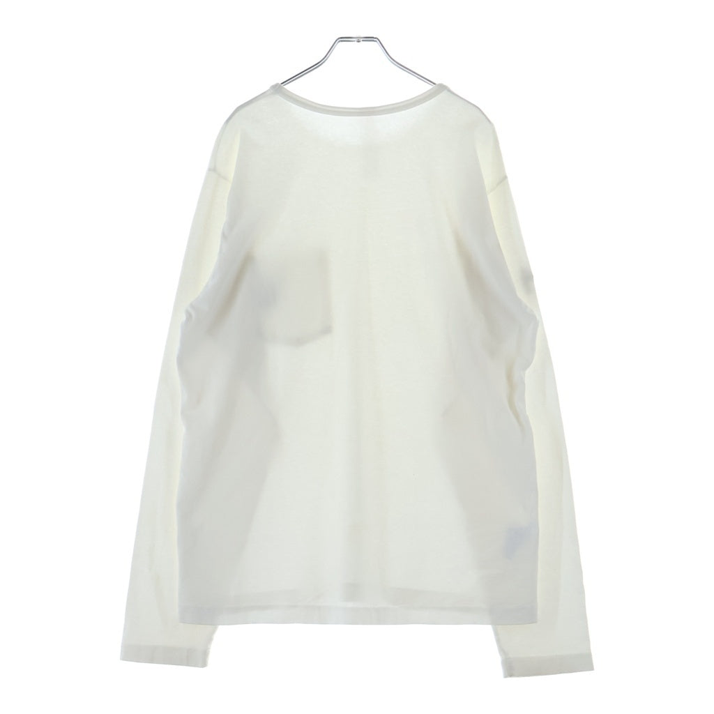CHROME HEARTS(クロムハーツ) Grp Y Not Light Work Long Sleeve Tee ワイノット ライトワーク ロゴ刺繍 ロングスリーブTシャツ 長袖カットソー ホワイト