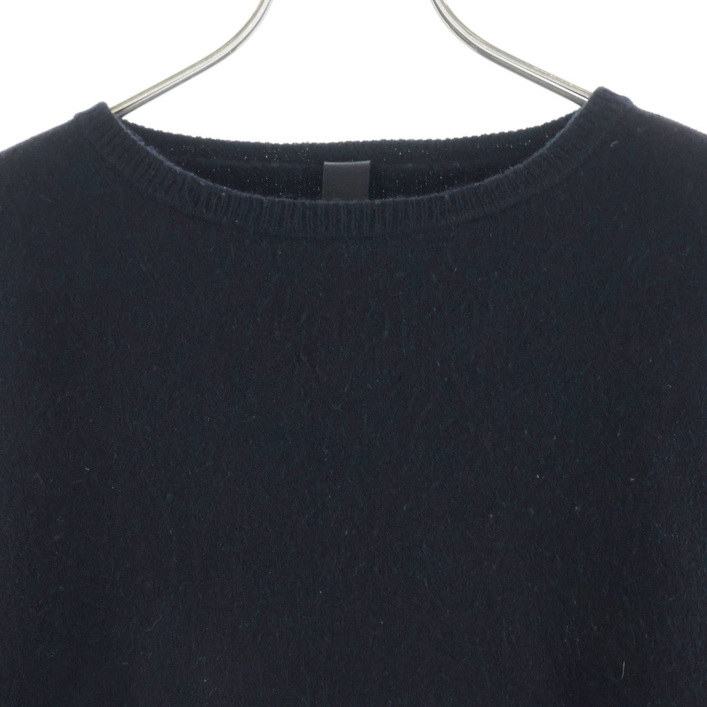 CHROME HEARTS(クロムハーツ) Y NOT Floral Cross Embroidery Crew Neck Cashmere Knit Sweater ワイノット フローラルクロス クルーネックカシミヤニットセーター プルオーバー ニット