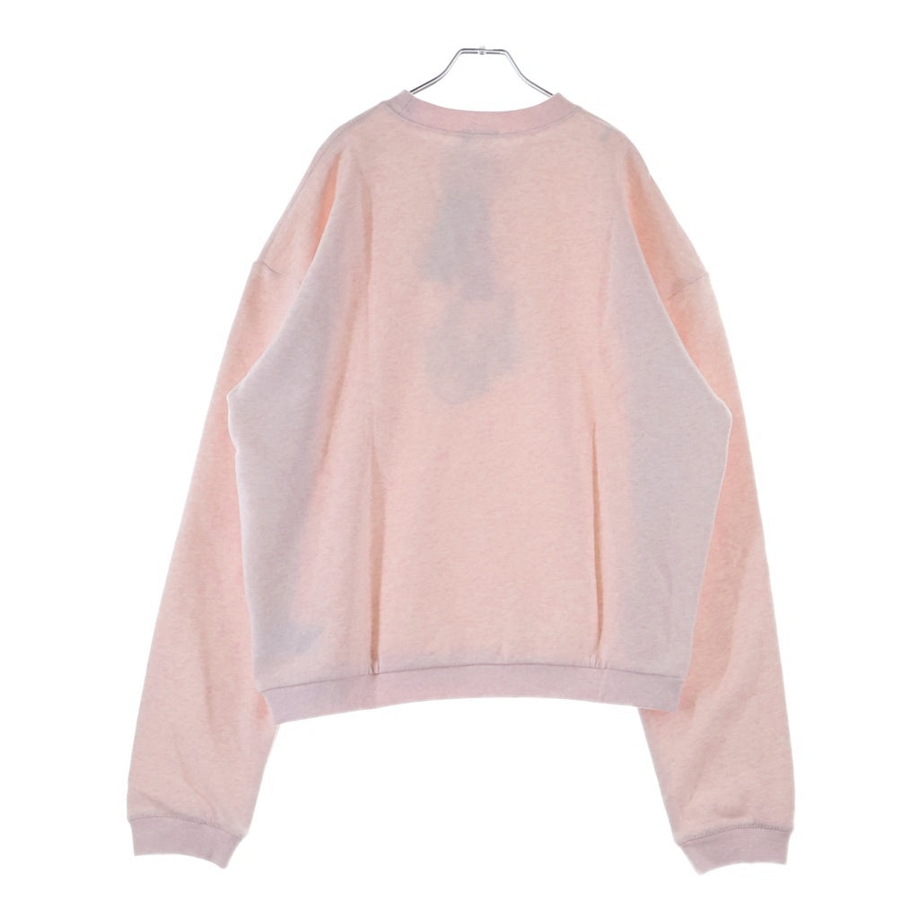 DIOR(ディオール) 23SS ×ERL Sweatshirt ロゴ刺繍 クルーネックスウェットトレーナー ピンク 313J674A0815
