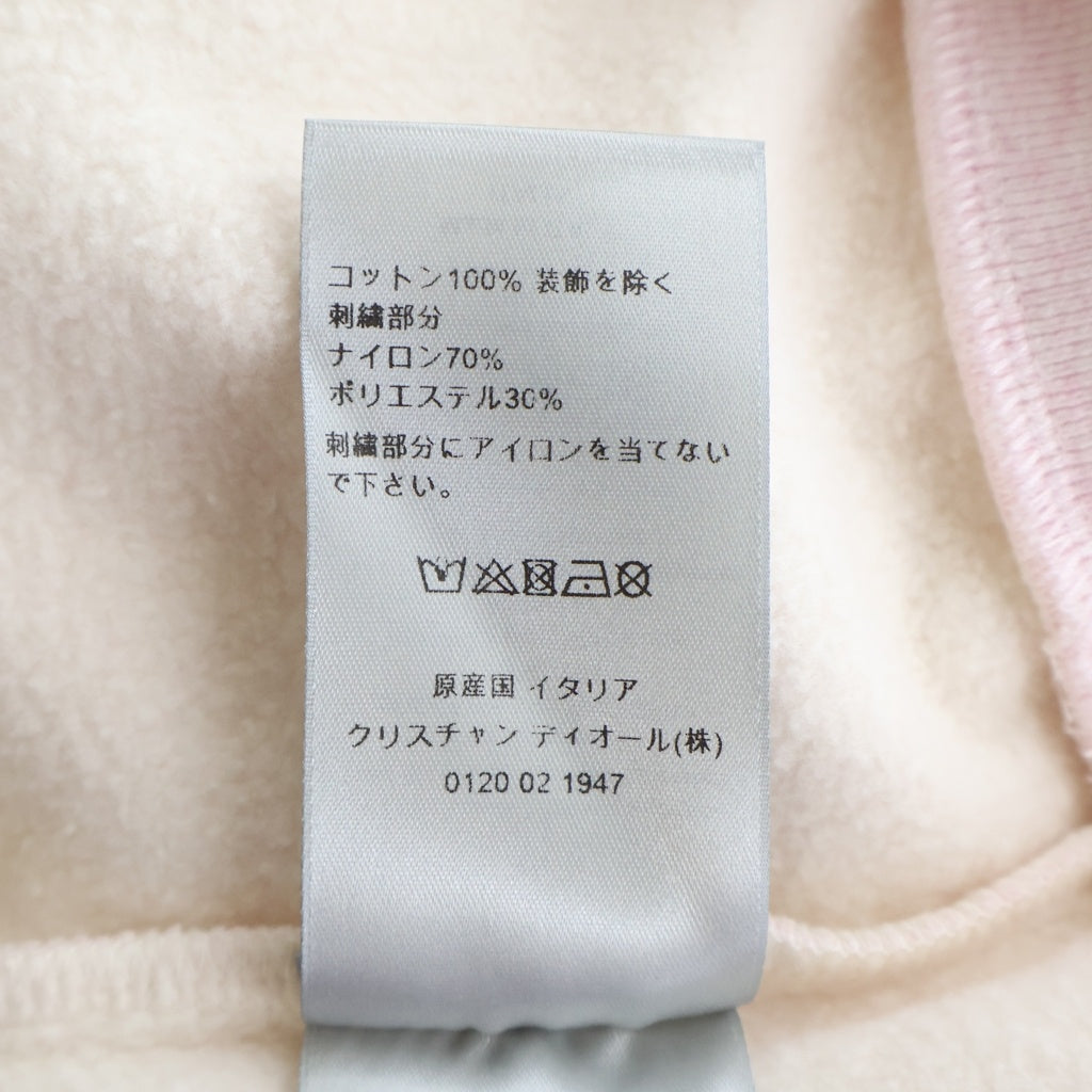 DIOR(ディオール) 23SS ×ERL Sweatshirt ロゴ刺繍 クルーネックスウェットトレーナー ピンク 313J674A0815