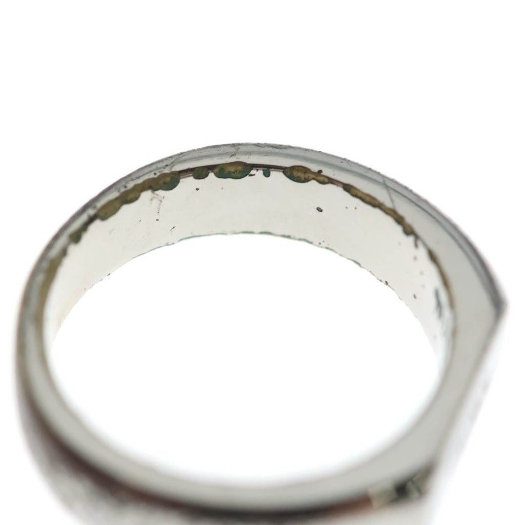FENDI(フェンディ) Signet Ring シグネット ロゴリング シルバー