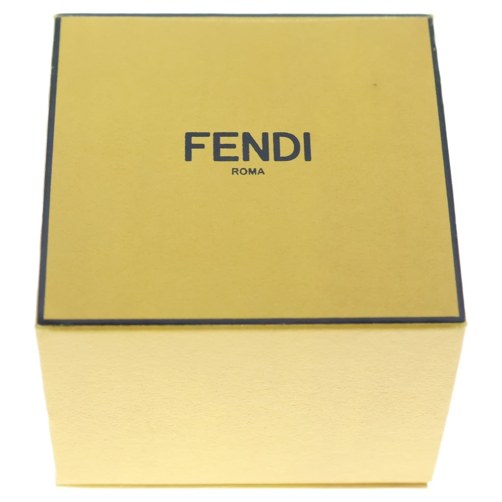 FENDI(フェンディ) F Is クリスタル メタルリング ゴールド