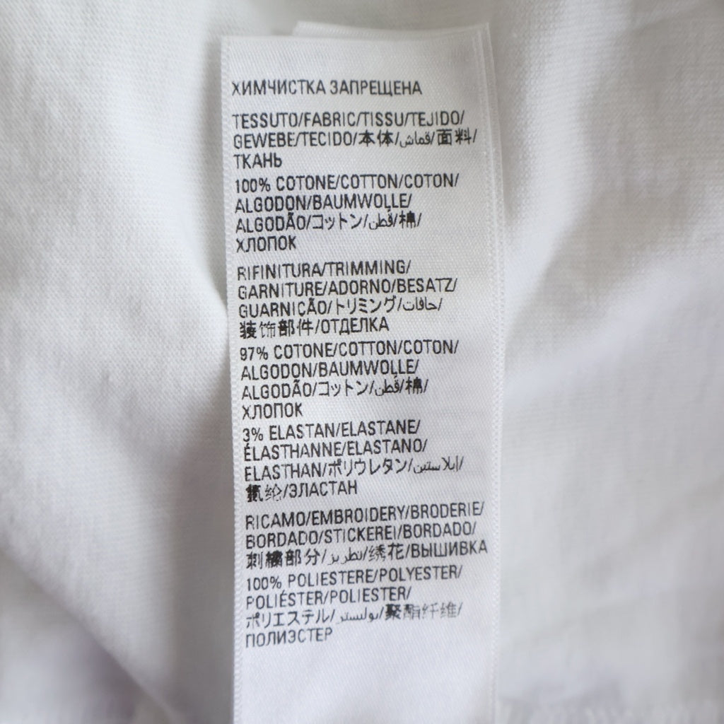 BALENCIAGA(バレンシアガ) 23SS ×adidas アディダス ロゴ刺繍 クルーネック 半袖Tシャツ 723976 TNVN8 ホワイト