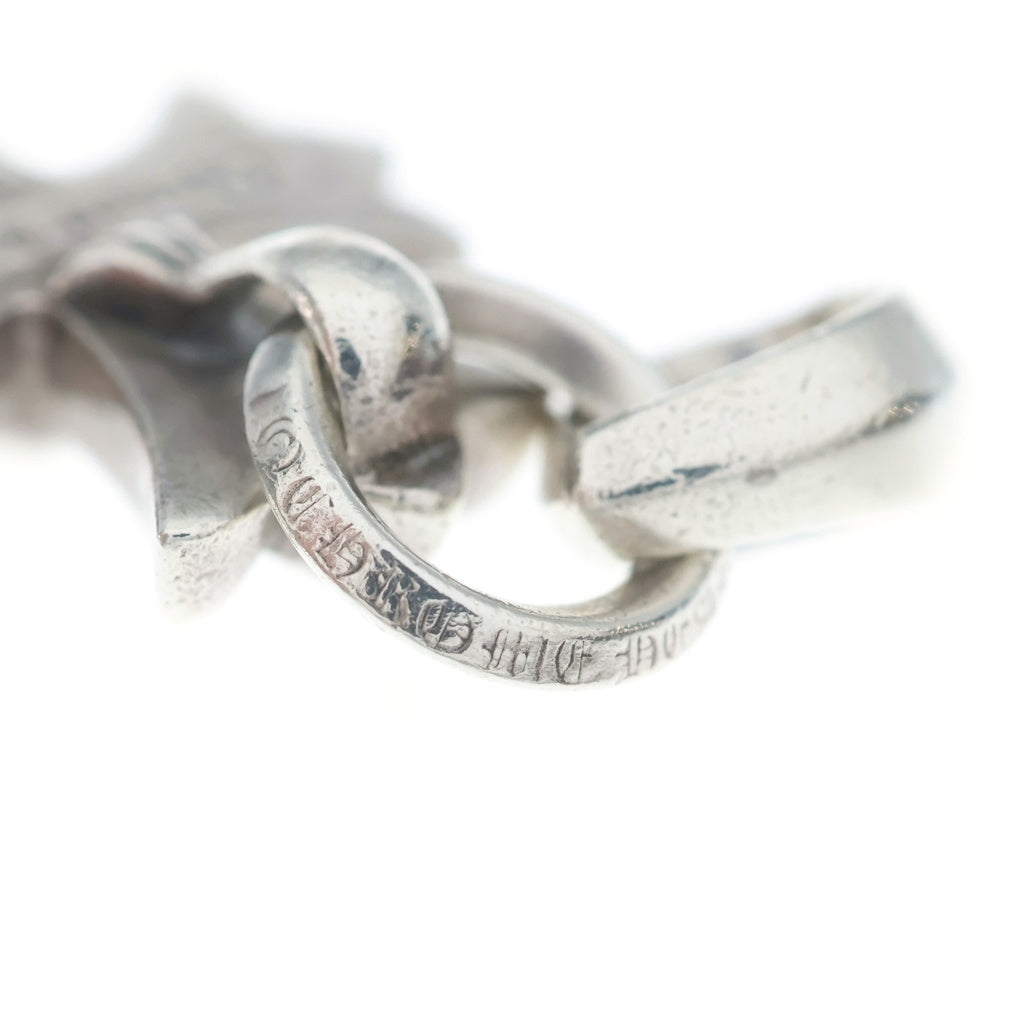 CHROME HEARTS(クロムハーツ) CH CRS SML W/BALE Wベイル スモールCHクロス ペンダントトップ シルバー BCA218
