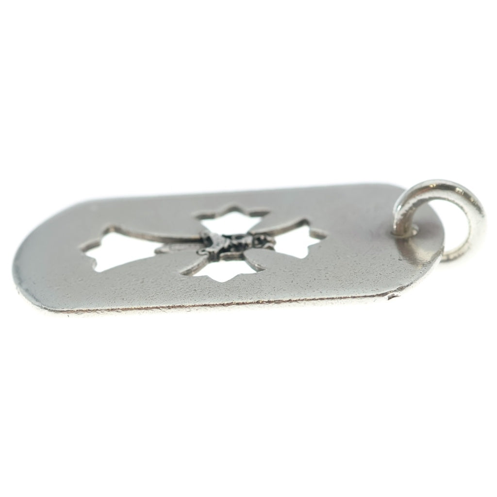 CHROME HEARTS(クロムハーツ) D TAG LRG CROSS DAGG カットアウトクロスダガー ラージドッグタグネックレストップ