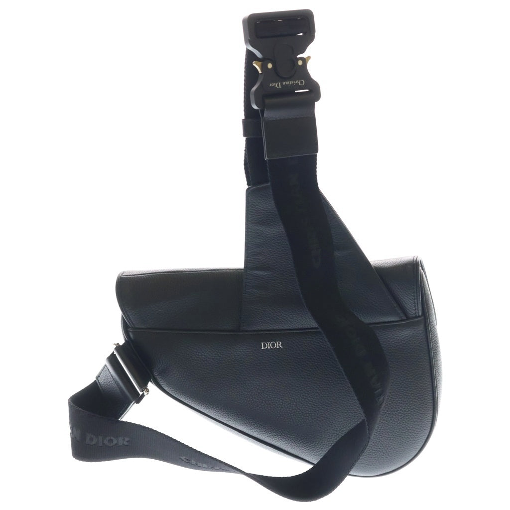 DIOR(ディオール) Saddle Shoulder Bag サドル レザーショルダーバッグ ブラック 1ADP0093