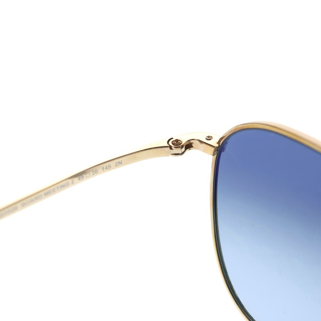 OLIVER PEOPLES(オリバーピープルズ) ×The Row BOARD MEETING2 ザロウ ラウンドフレーム サングラス 眼鏡 アイウェア ゴールド OV1230ST