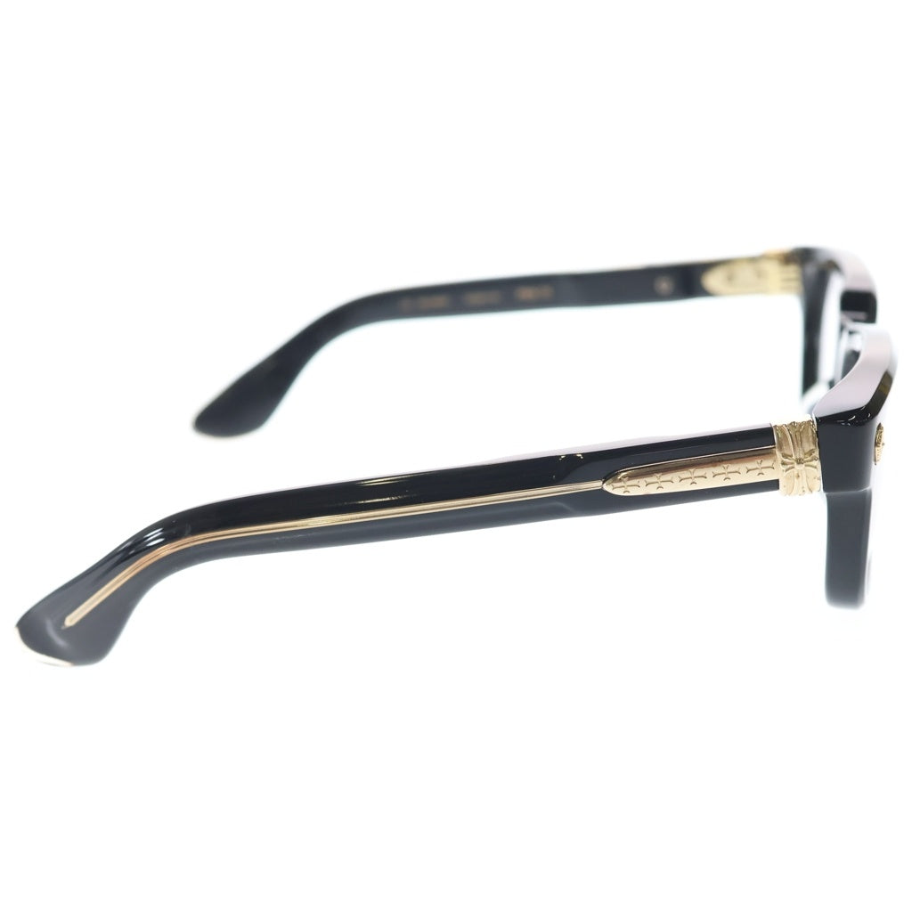CHROME HEARTS(クロムハーツ) PEN 15 CHクロスフレーム ウェリントンサングラス 眼鏡 アイウェア ブラック/ゴールド