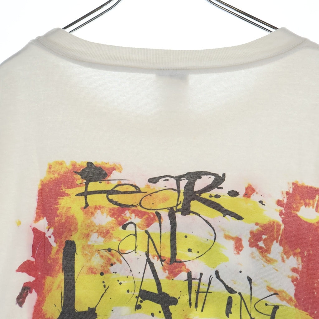 SAINT MICHAEL(セントマイケル) 23SS ×DENIM TEARS DT_SS TEE CLOWN SM-S23-0000-092 ×デニムティアーズ グラフィティプリント 半袖カットソー Tシャツ ホワイト