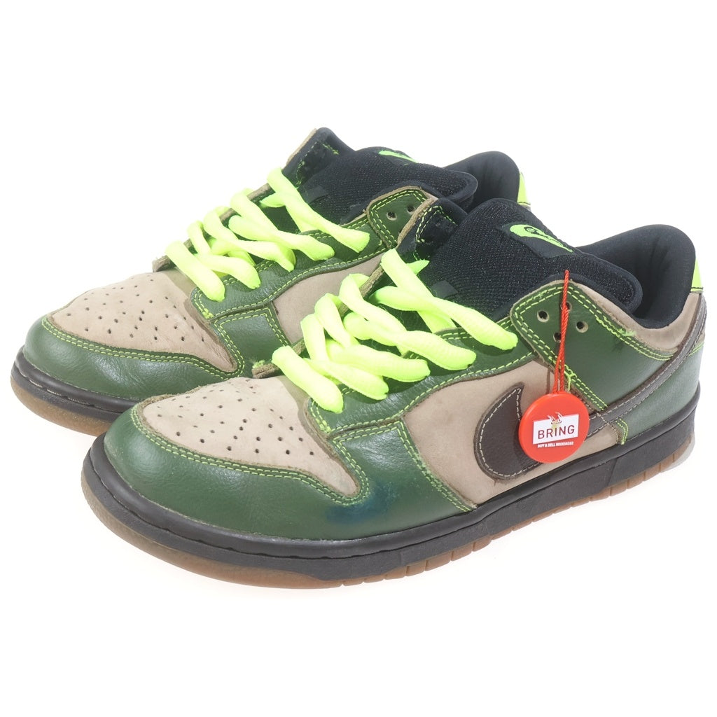 NIKE(ナイキ) 【鑑賞用2004年製】 SB Dunk Low Jedi 304292-222 SB ダンク ロー ジェダイ グリーン/ブラウン US10/28.0cm