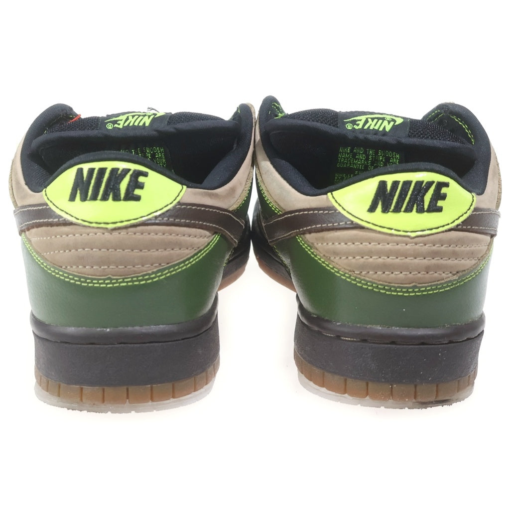 NIKE(ナイキ) 【鑑賞用2004年製】 SB Dunk Low Jedi 304292-222 SB ダンク ロー ジェダイ グリーン/ブラウン US10/28.0cm