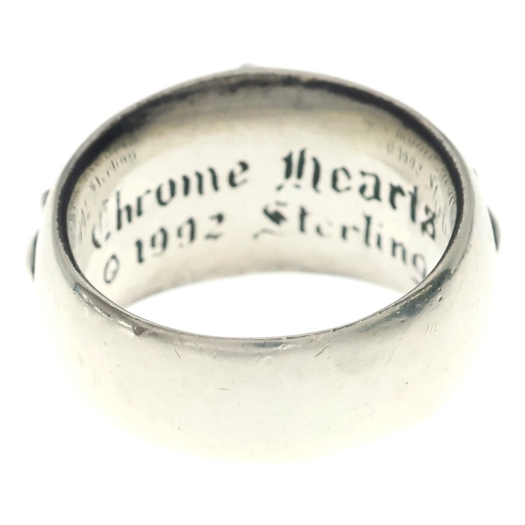 CHROME HEARTS(クロムハーツ) FLRL CRS P DMND フローラルクロスリング PAVEダイヤ シルバー