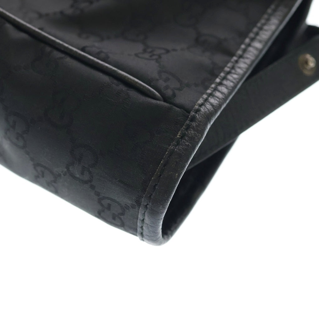 GUCCI(グッチ) GG Nylon Handbag GG総柄 ナイロンハンドバッグ トートバッグ ブラック 293592 レディース
