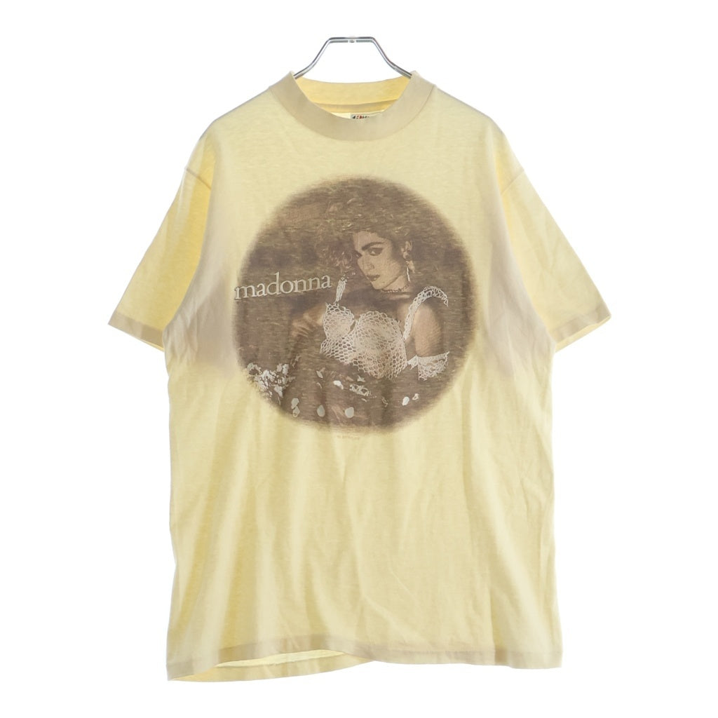 VINTAGE(ヴィンテージ) 80s MADONNA THE VIRGIN TOUR マドンナ ザ・ヴァージン ツアー Tシャツ 半袖カットソー ホワイト