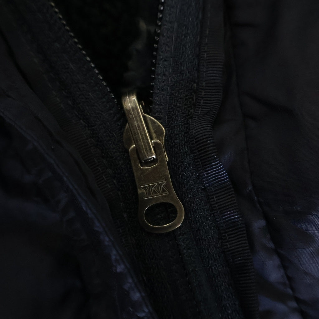 PATAGONIA(パタゴニア) 97AW Patagonia ヴィンテージ サンダー柄 ボア ナイロン リバーシブル ジップアップ グリセードジャケット グリーン/ネイビー