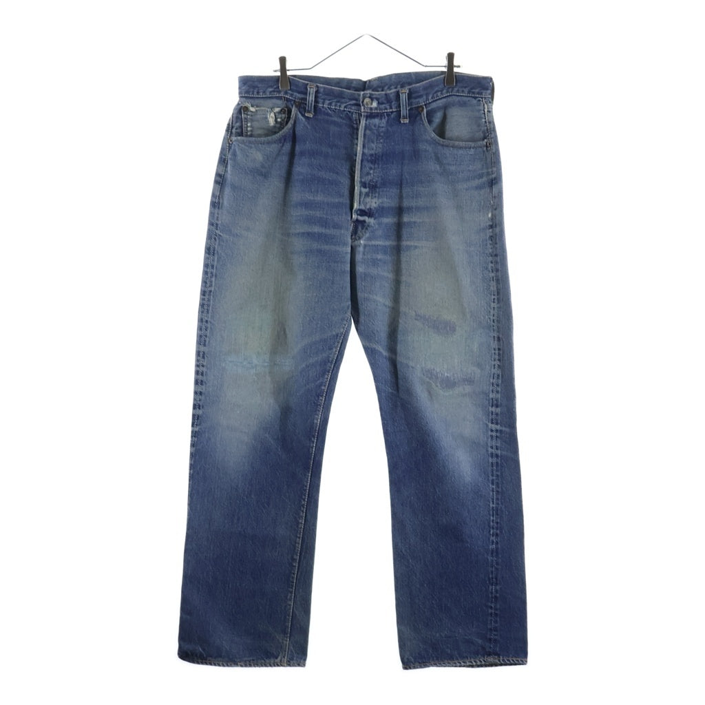 Levi's(リーバイス) 50S 501XX ギャラ入り 紙パッチ BIGE 両面タフ ボタンフライデニムパンツ インディゴ