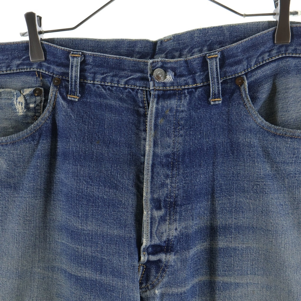 Levi's(リーバイス) 50S 501XX ギャラ入り 紙パッチ BIGE 両面タフ ボタンフライデニムパンツ インディゴ