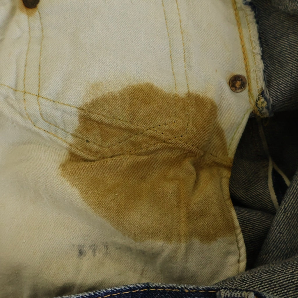Levi's(リーバイス) 60S 551ZXX ジップフライデニムパンツ BIGE CONMAR ZIP 両面タブ デニムパンツ インディゴ
