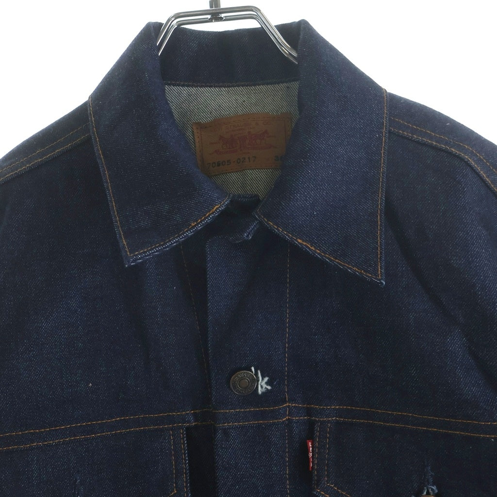 Levi's(リーバイス) 70-80S 70505 0217 4th ボタン裏刻印350 スモールe デニムトラッカージャケット インディゴ
