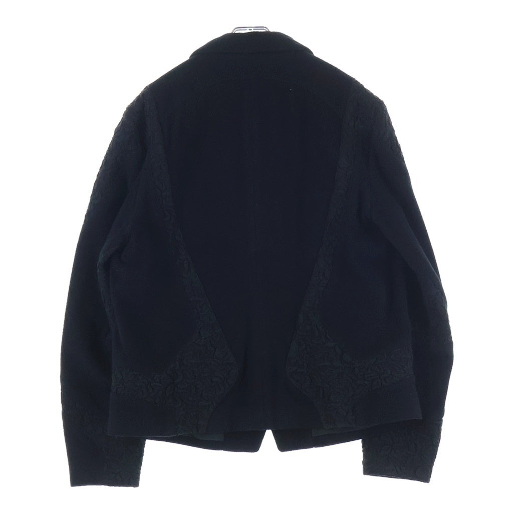 _J.L - A.L_(ジェイラル) Suit Jacket レース切替 ウールスーツジャケット ブラック JBMW023FA20