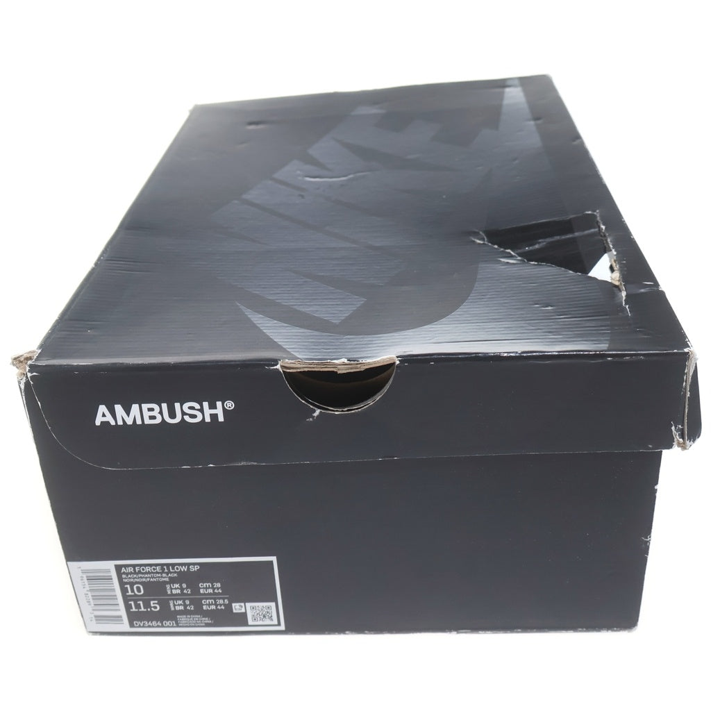 NIKE(ナイキ) ×AMBUSH Air Force 1 Low DV3464-001 × アンブッシュ ナイキ エアフォース1 ローカットスニーカー ブラック US10/28.0cm