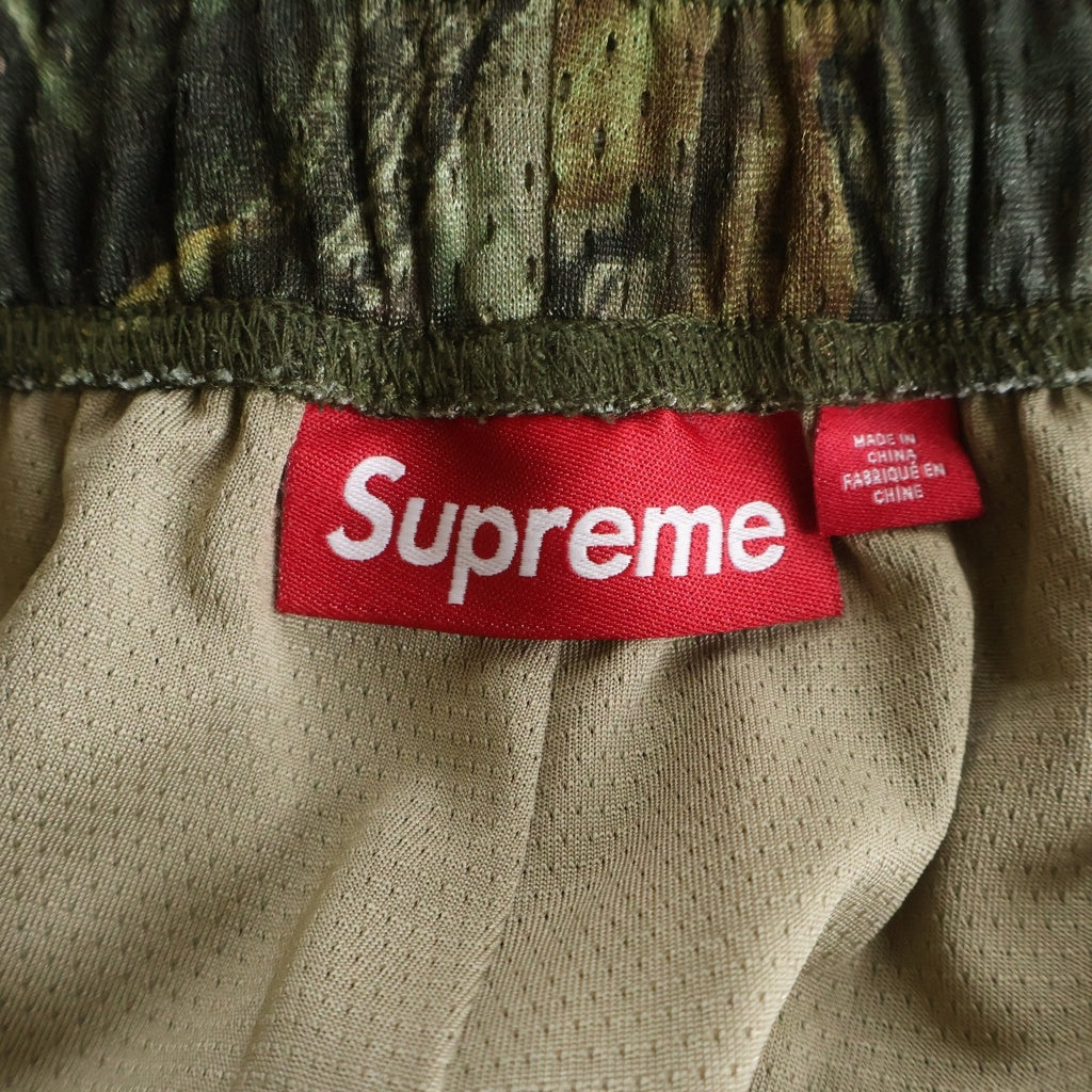 SUPREME(シュプリーム) 25SS Small Box Baggy Mesh Short Realtree Hardwoods Camo リアルツリー スモールボックスロゴ メッシュショーツ ハーフパンツ カーキ