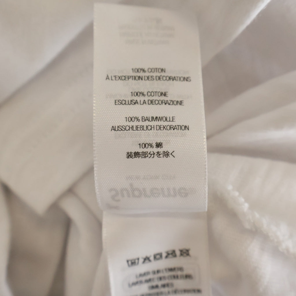SUPREME(シュプリーム) 25AW Collegiate Applique S/S Top White カレッジロゴ 半袖Tシャツ ホワイト