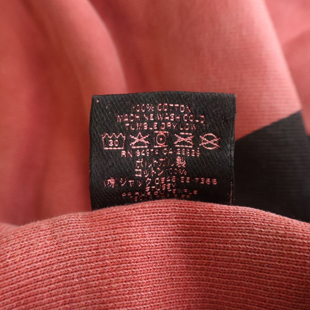 STUSSY(ステューシー) 24AW 8 Ball Pig Dyed Hoodie ピグメントダイ プルオーバースウェットパーカー フーディー ピンク