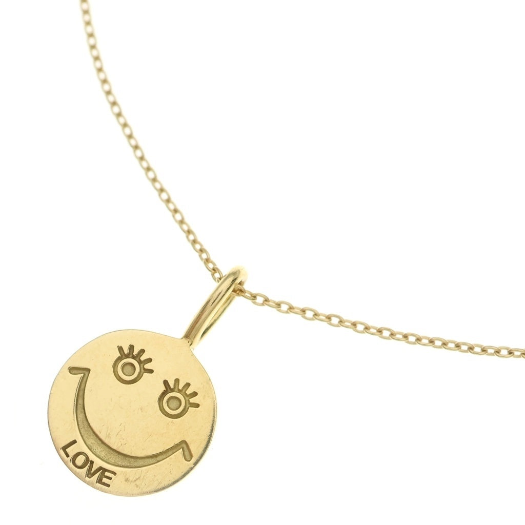A Love Movement(ア ラブ ムーブメント) 18K ×WBA ウィードリーフ コインペンダント ネックレス ゴールド レディース