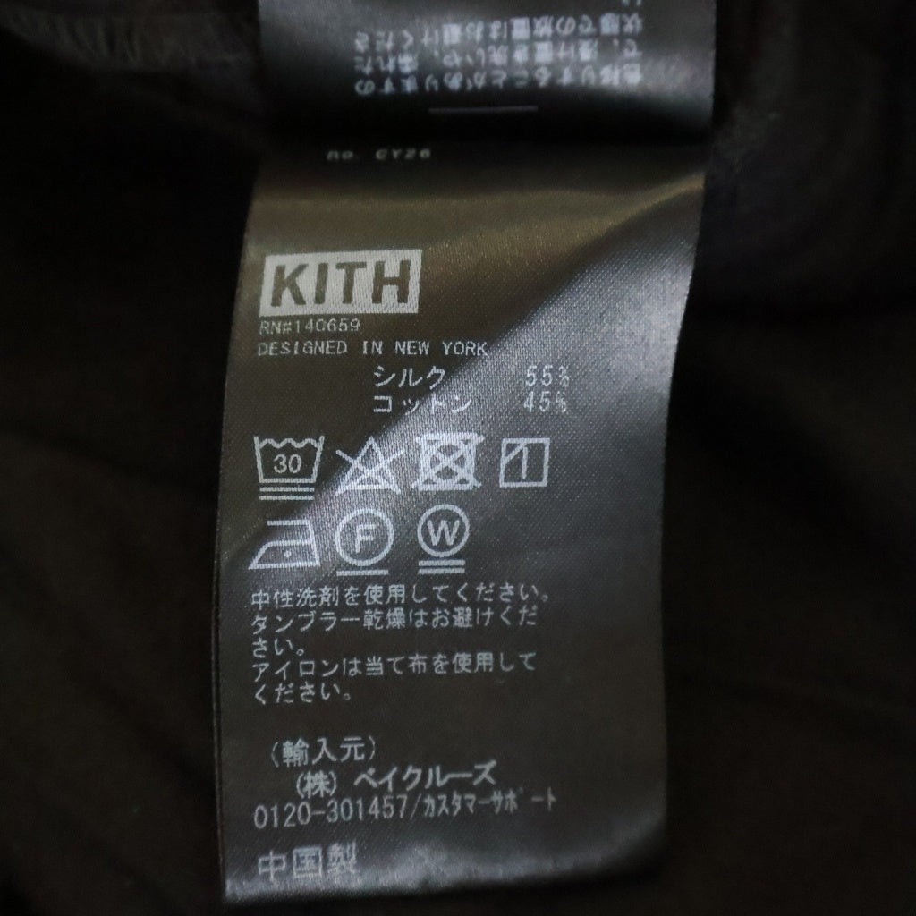KITH(キス) Silk Cotton Active Short シルク混 ハーフパンツ ショーツ ブラック