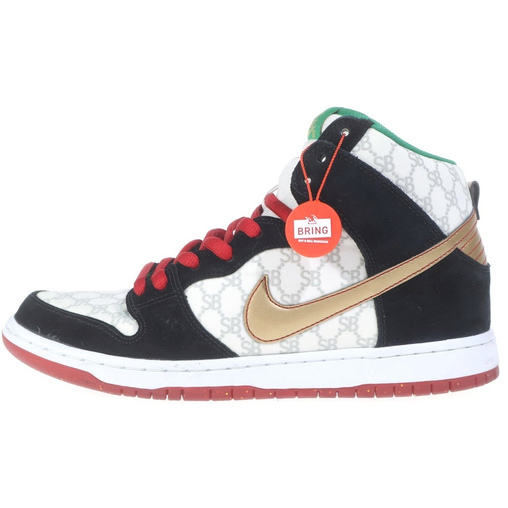 NIKE SB(ナイキエスビー) DUNK HIGH BLACK SHEEP PAID IN FULL ダンク ブラック シープ ペイド イン フル ハイカットスニーカー ホワイト US10.5/28.5cm 313171-170