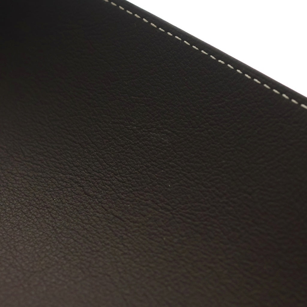 HERMES(エルメス) ヴィド ポッシュ セリエ レザー小物入れ ブラウン W刻印