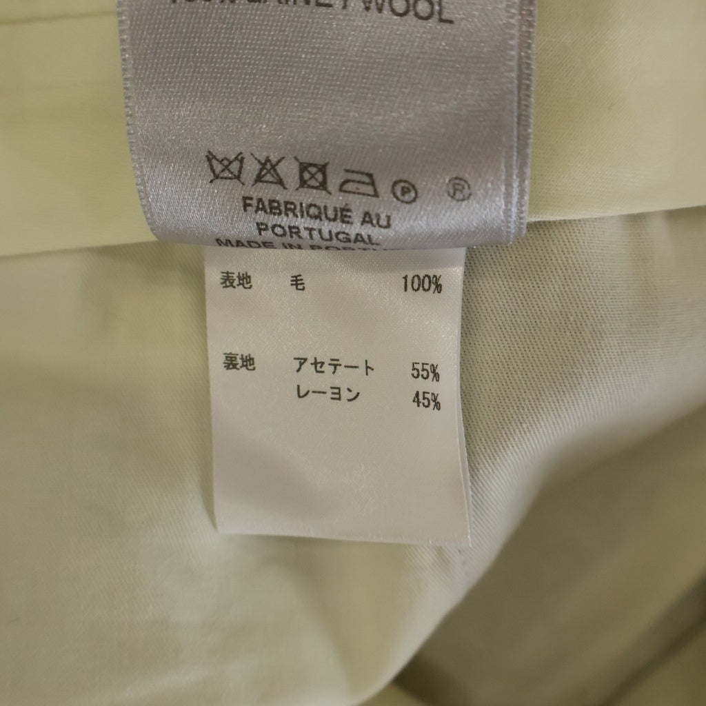 BERNARD ZINS(ベルナール ザンス) BAC J ウールパンツ ブラウン 732212-88