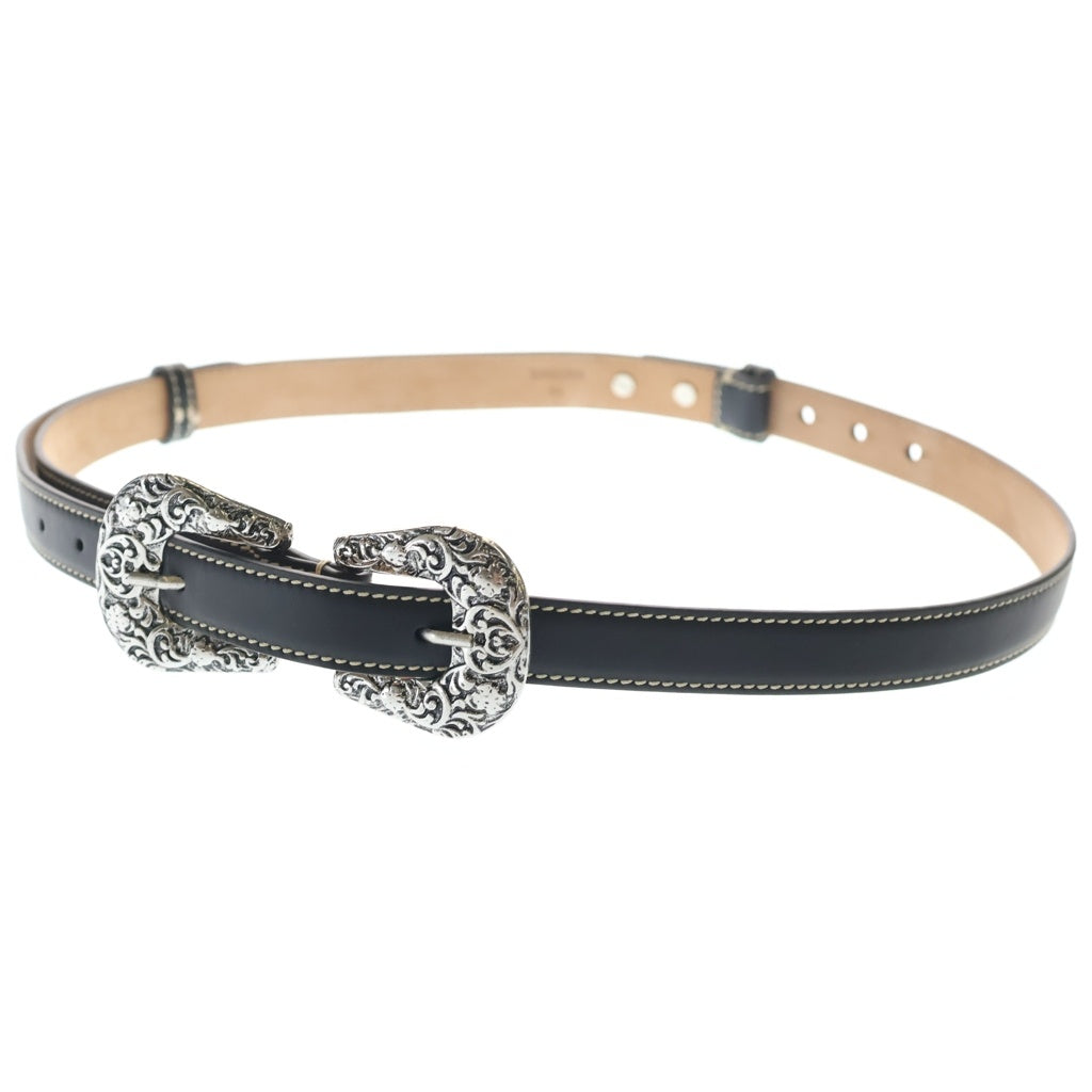 Acne Studios(アクネ ストゥディオズ) Leather Belt バックル レザーベルト ブラック S20GL10A