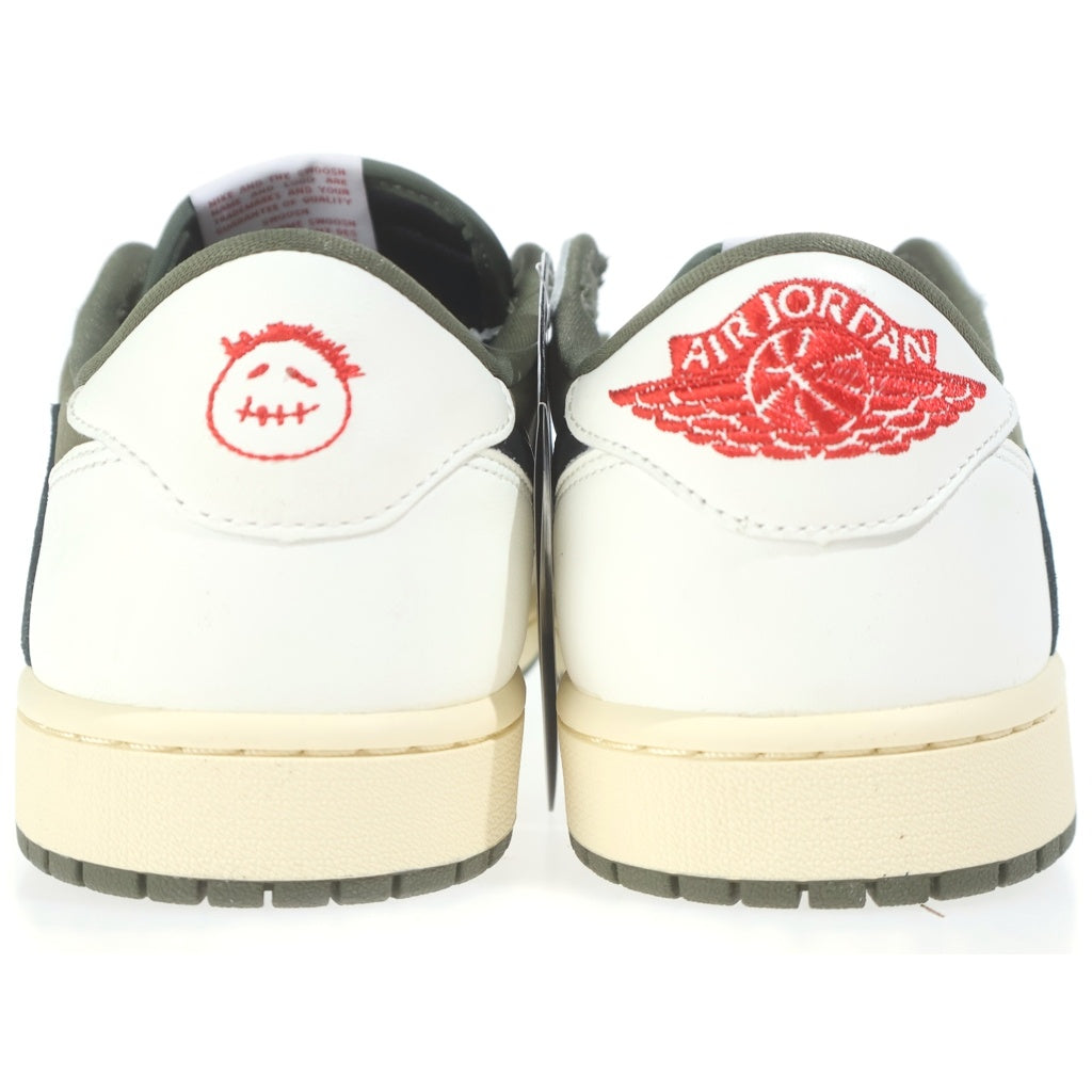NIKE(ナイキ) ×TRAVIS SCOTT WMNS AIR JORDAN 1 LOW OG Medium Olive DZ4137-106 トラヴィススコット エアジョーダン1 ローカットスニーカー オリーブ US11/29.0cm