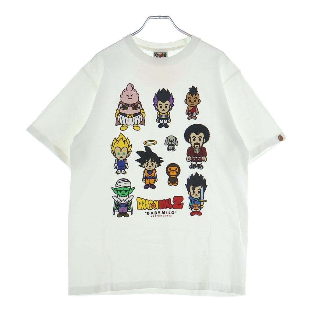 A BATHING APE(アベイシングエイプ) ×Dragon Ball Z Baby Milo T-Shirt ドラゴンボールZ ベビーマイロ 半袖Tシャツ ホワイト 002TEI231916C