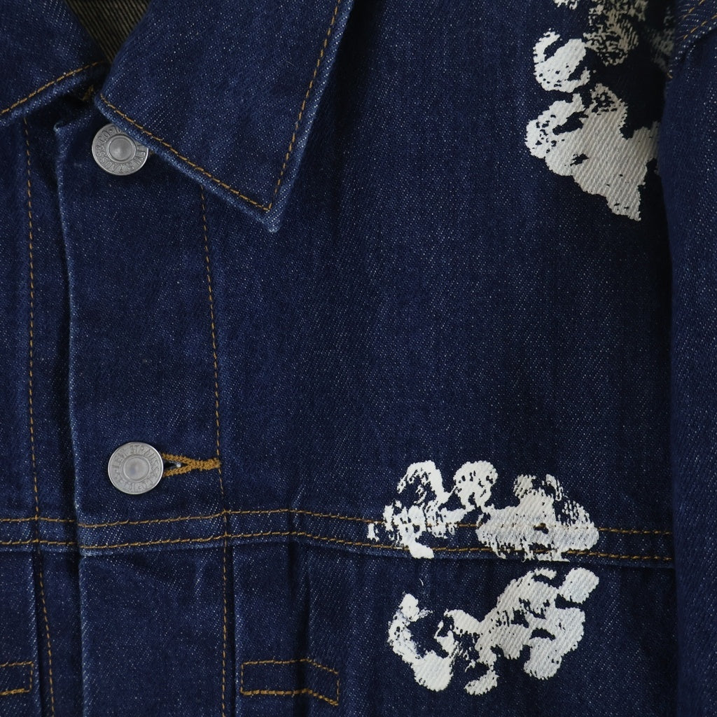 DENIM TEARS(デニムティアーズ) ×Levi's Denim Jacket リーバイス 花柄デニムジャケット インディゴ PC9-A2318-0005