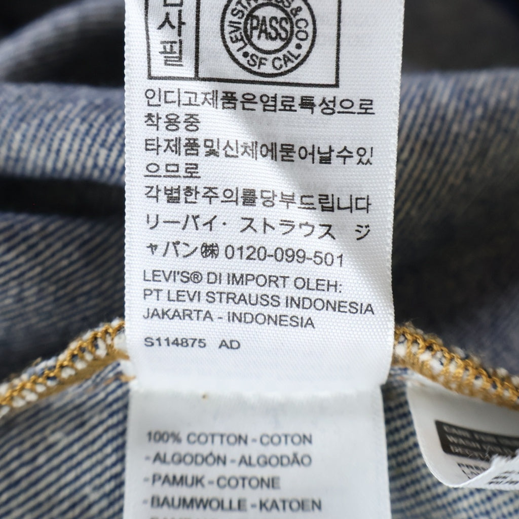 DENIM TEARS(デニムティアーズ) ×Levi's Denim Jacket リーバイス 花柄デニムジャケット インディゴ PC9-A2318-0005